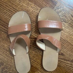 J. Crew Women's Brown Slide Sandals